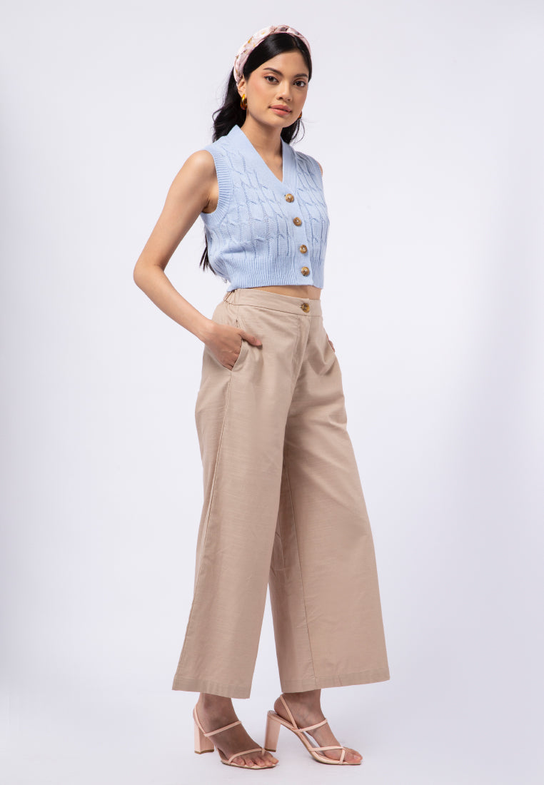 Button Up Knit Vest