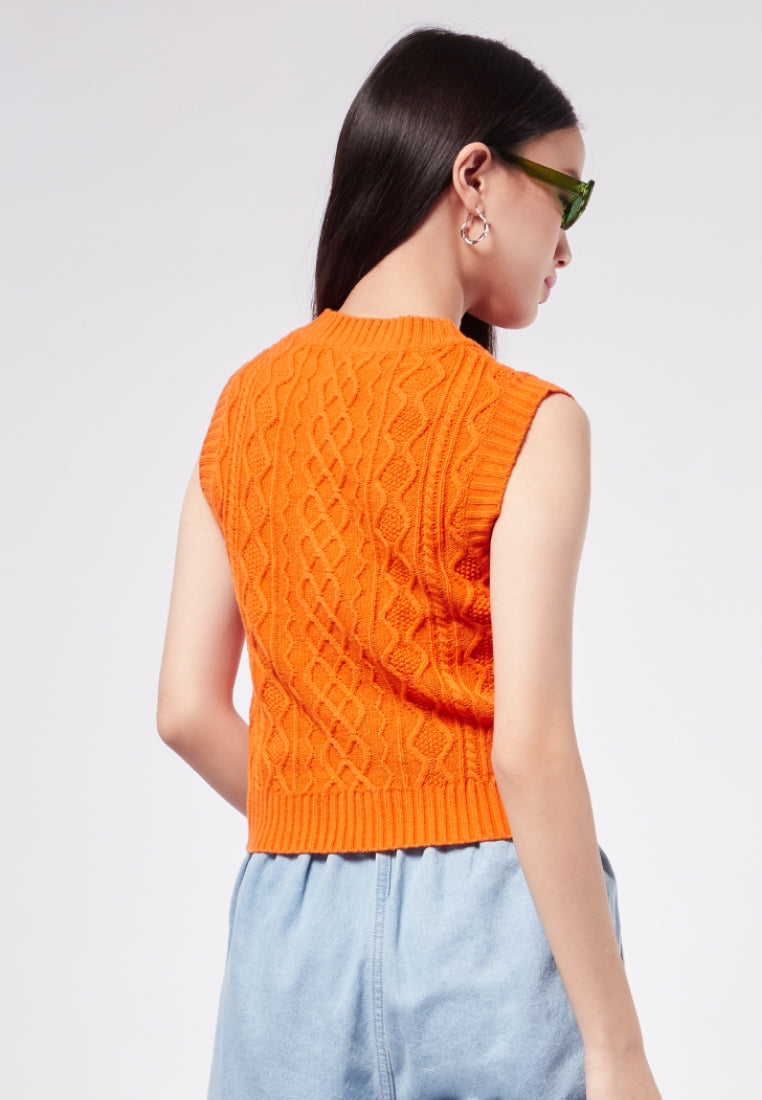 Chunky Cable Knit Top