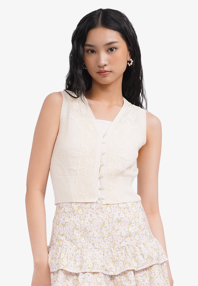 Crochet Crop Vest