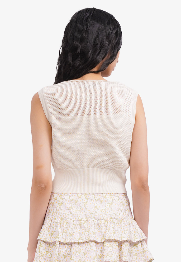 Crochet Crop Vest