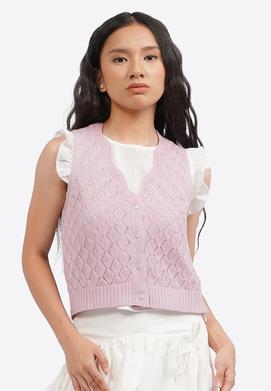 Knitted Crop Vest