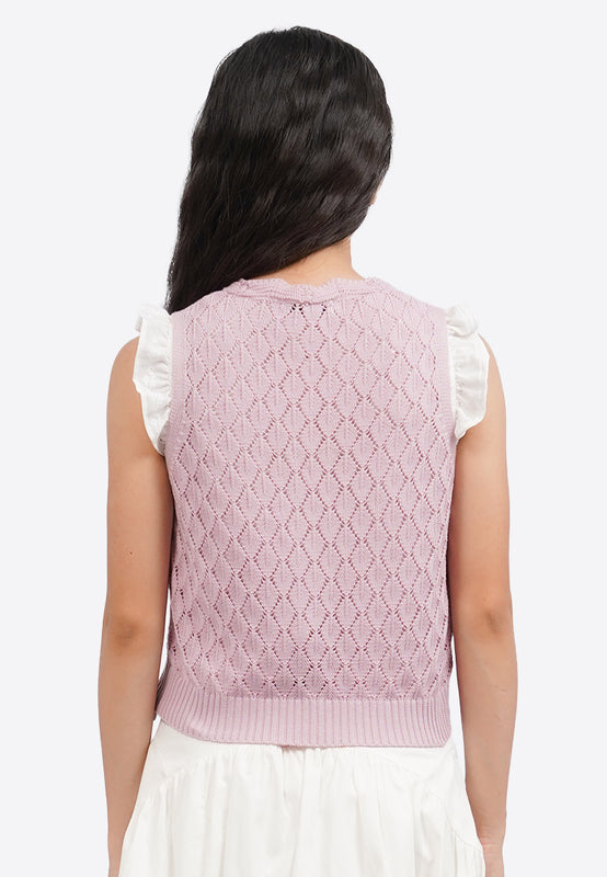 Knitted Crop Vest