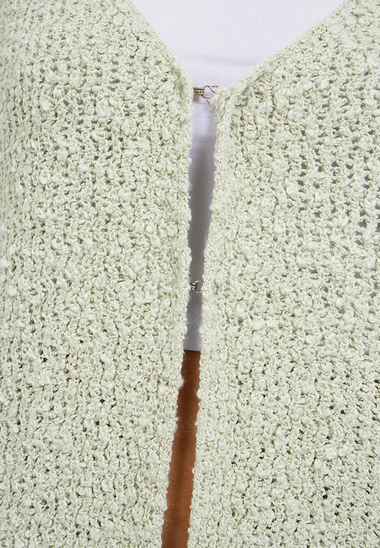 Textured Knit Vest