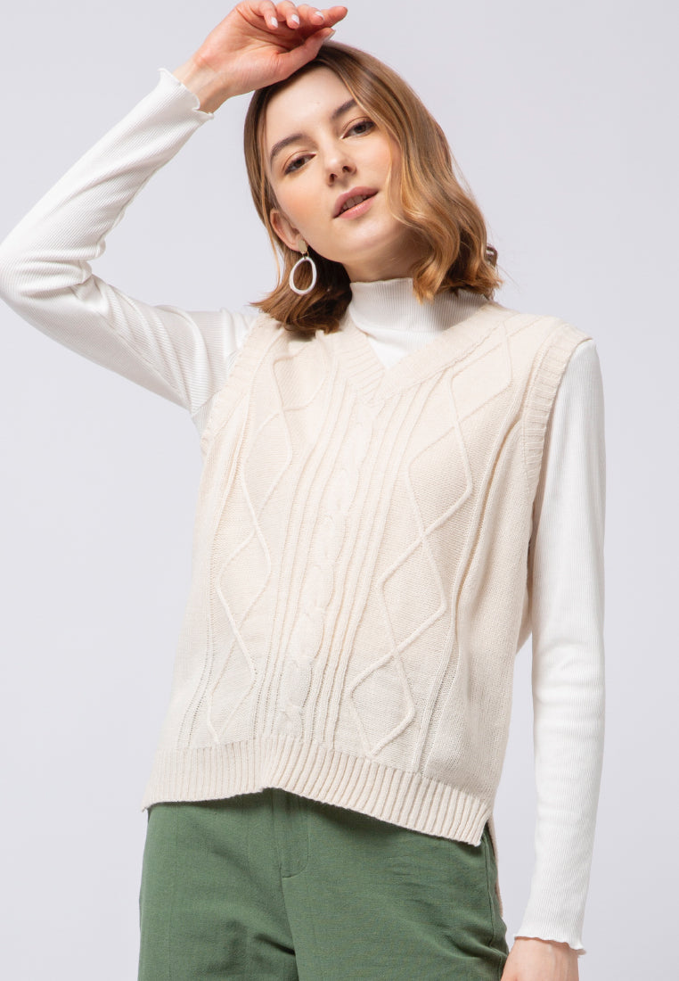 High Low Cable Vest