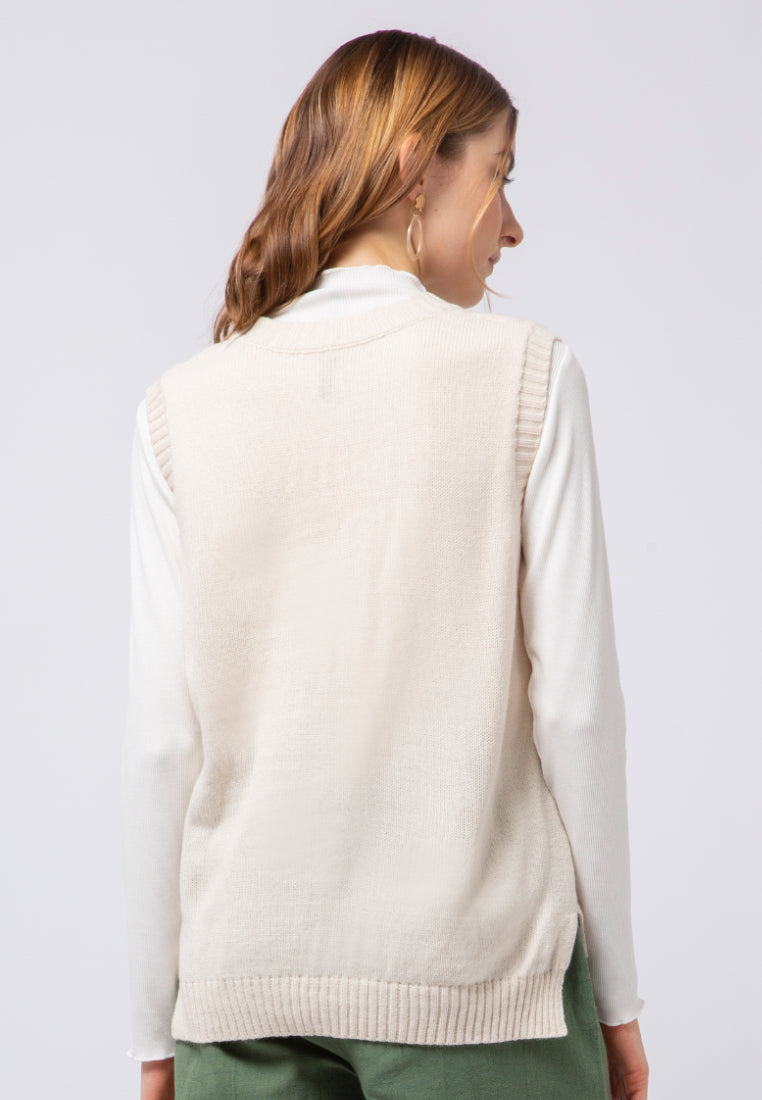 High Low Cable Vest
