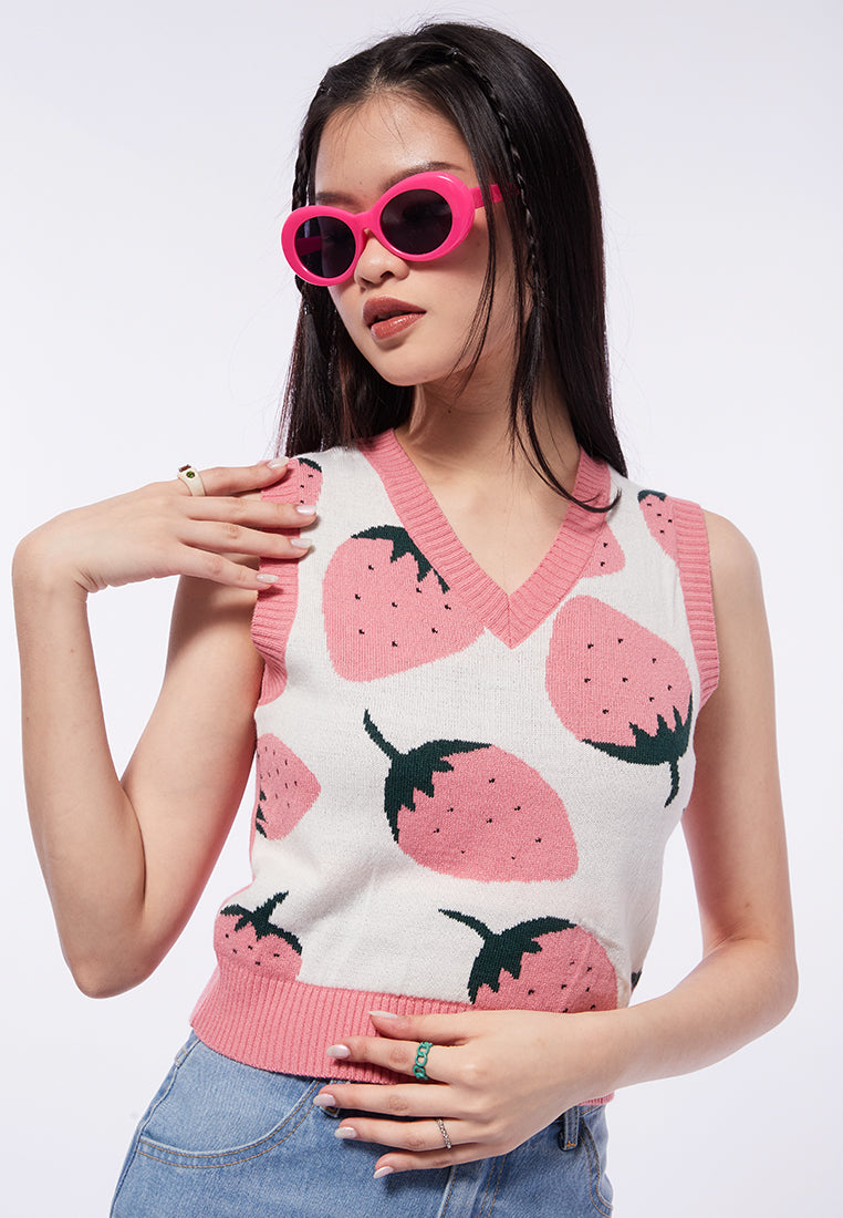 Pattern Knit Vest