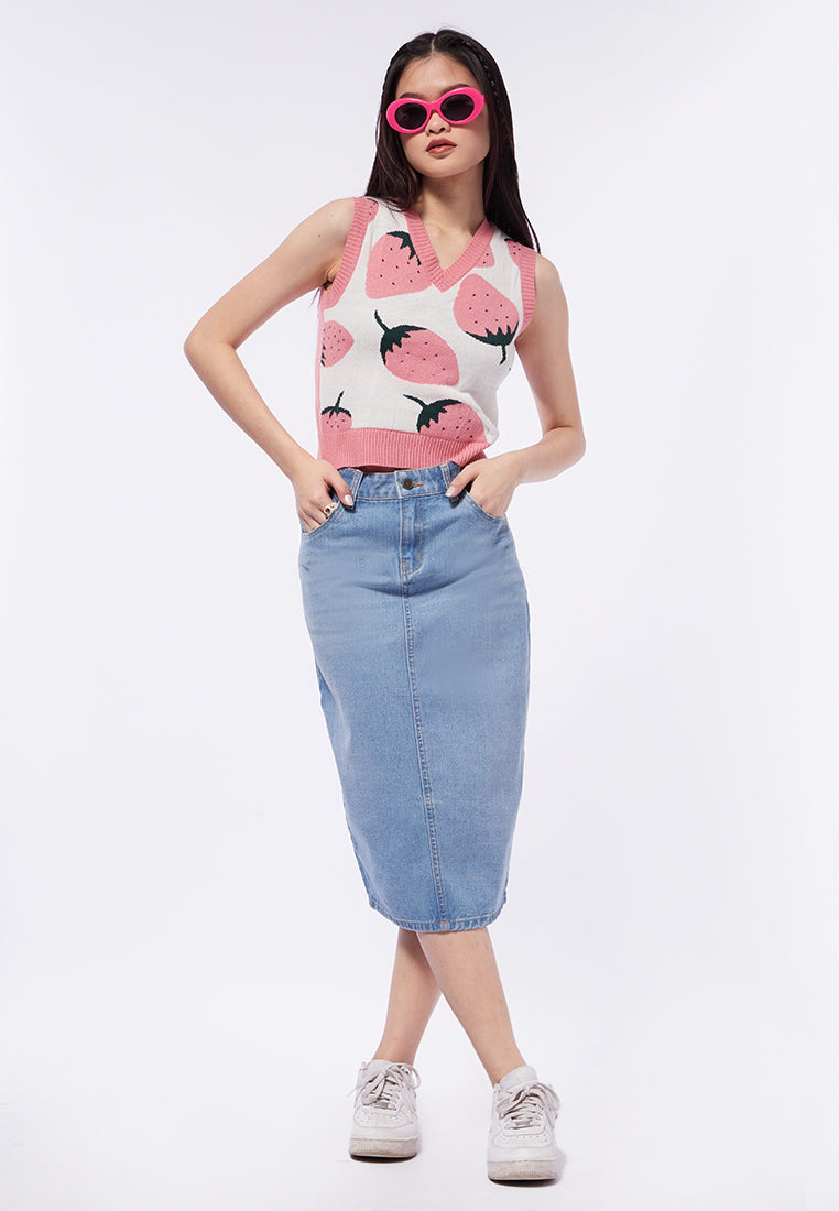 Pattern Knit Vest