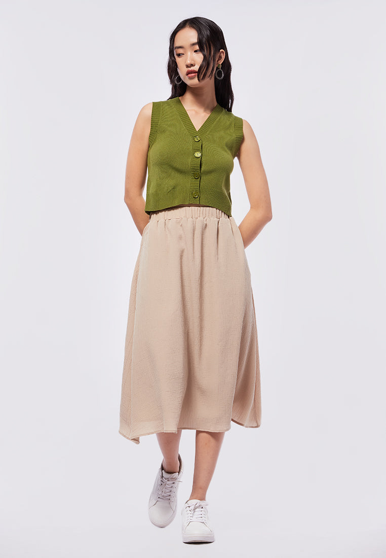 Button Up Knit Vest