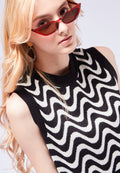Knitted Crop Vest