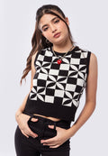 Colorblock Knit Vest