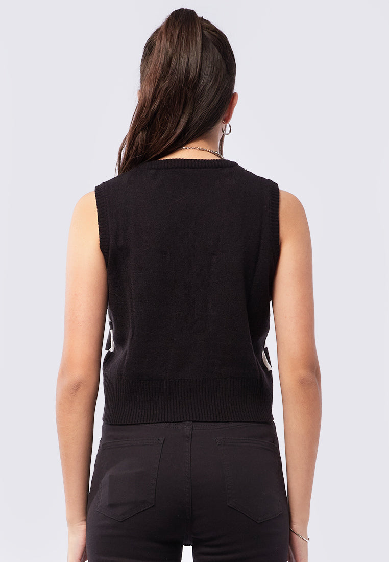 Colorblock Knit Vest