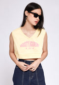 V-neck Crop Waistcoat