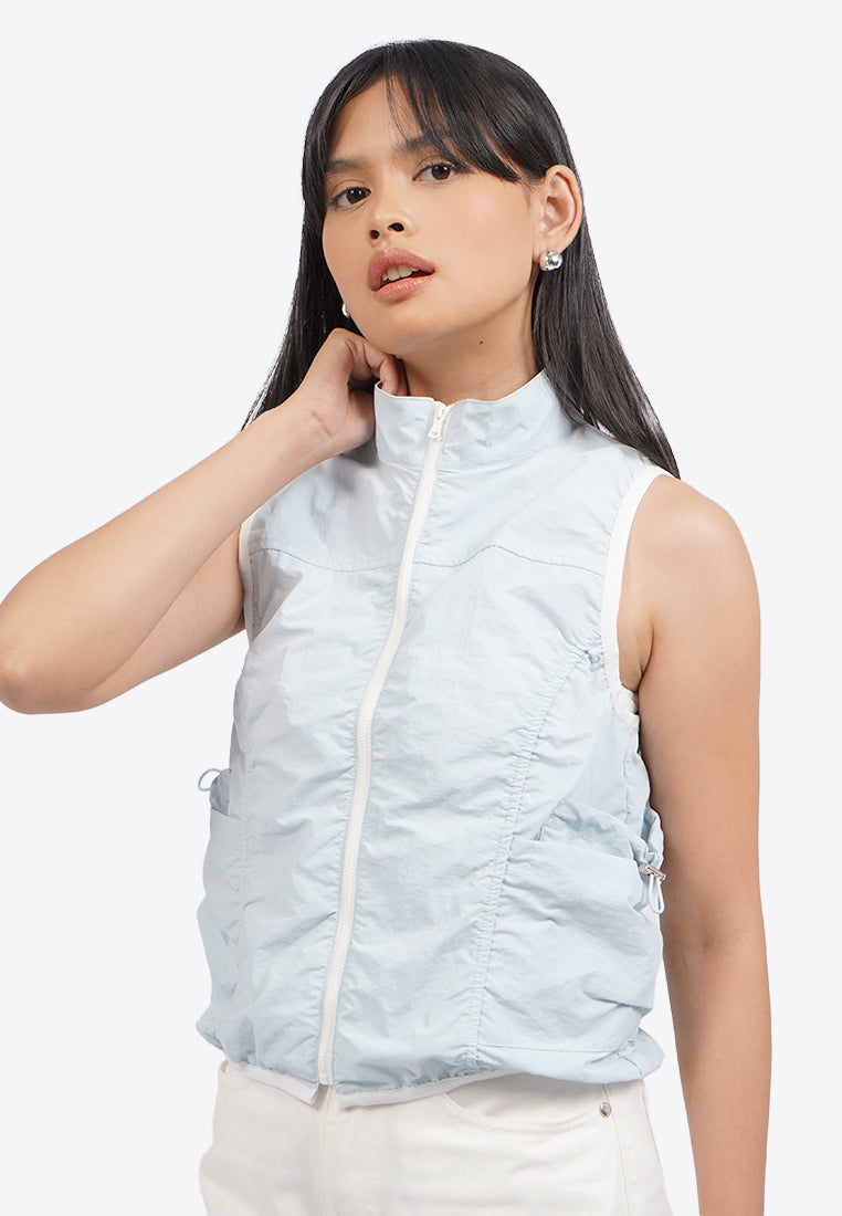 Zip Up Parachute Vest