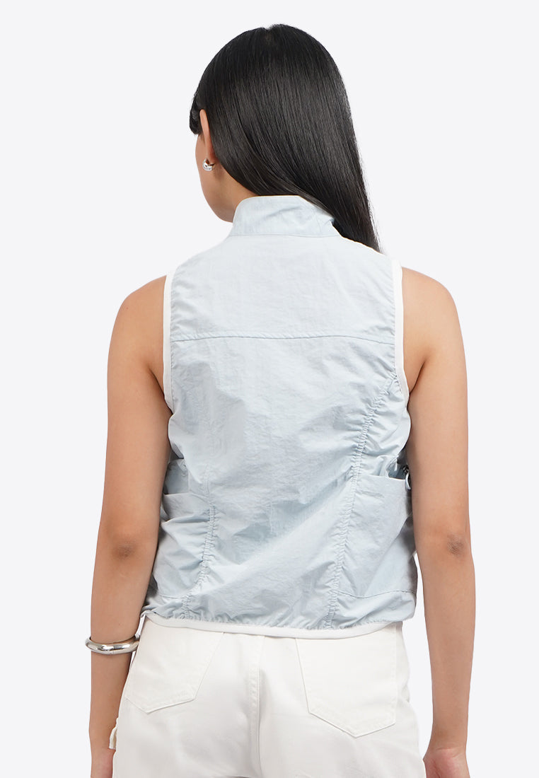 Zip Up Parachute Vest