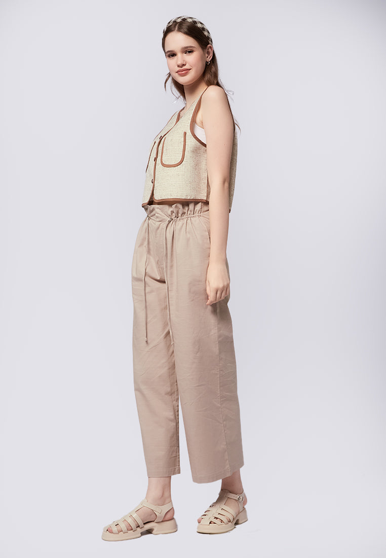 Sleeveless Canvas Vest