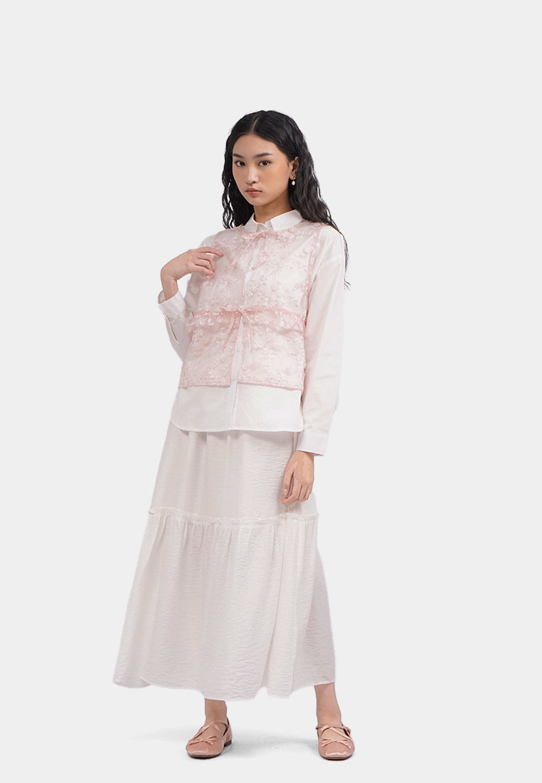 Round Neck Lace Vest