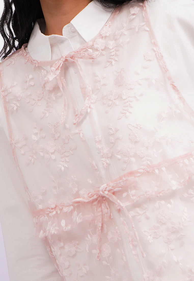 Round Neck Lace Vest