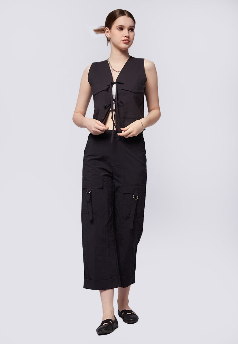Tied Sleeveless Top