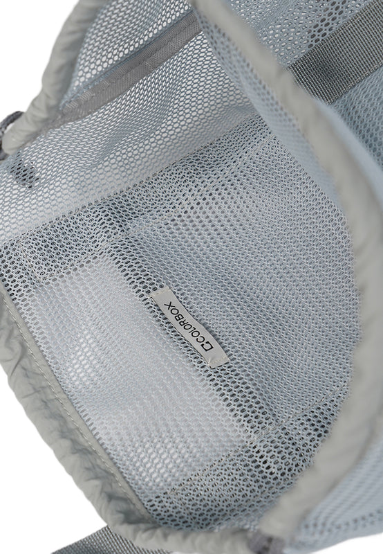 Grey Net Tote Bag