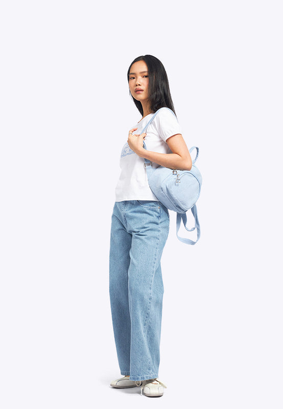 Mini Backpack Light Blue