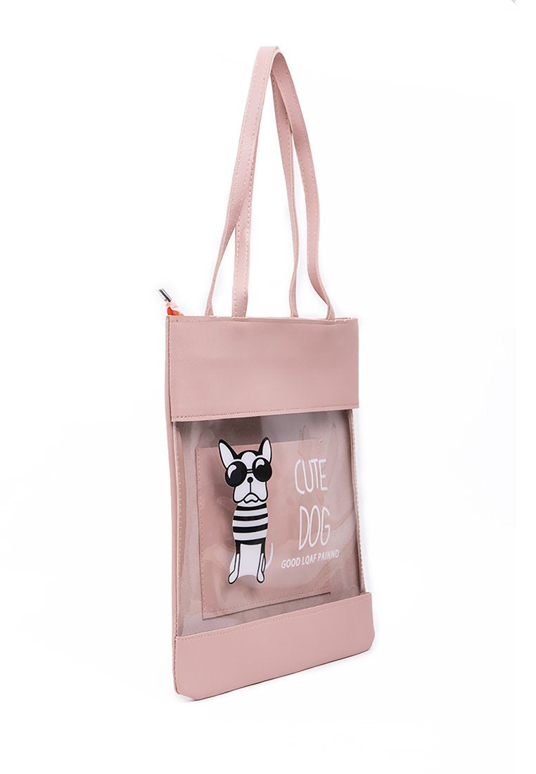 Pink Tote Bag