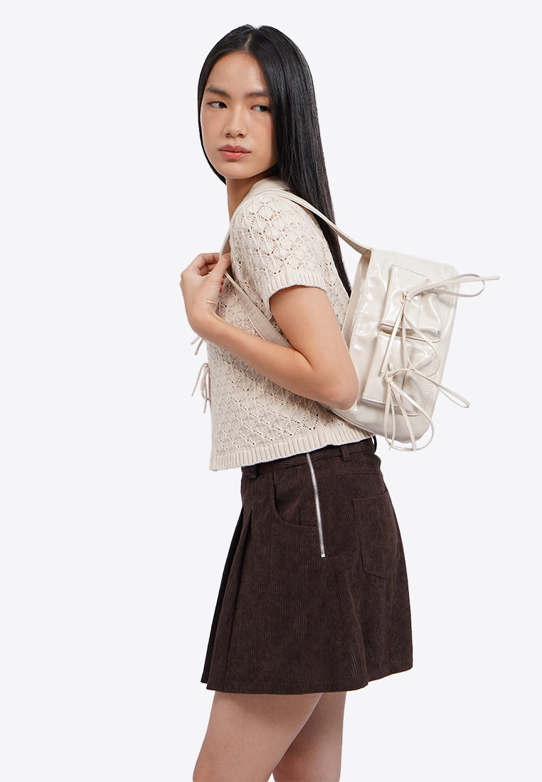 Cream Shoulder Bag