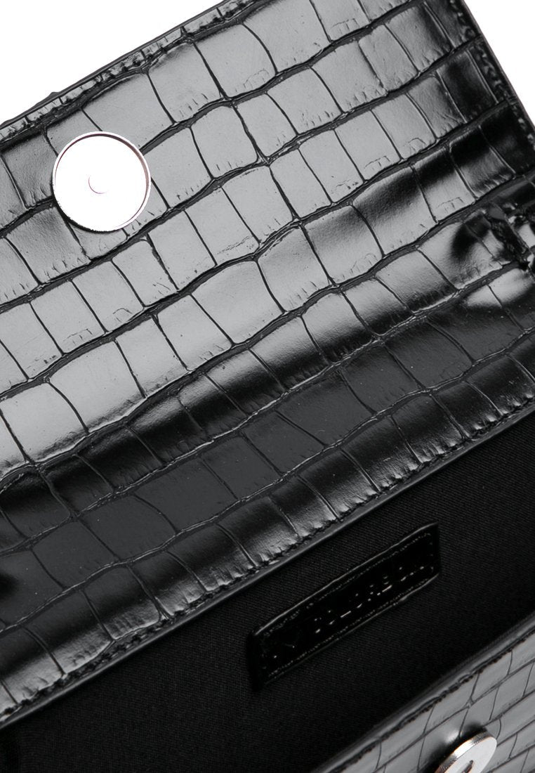Black Chain Sling Bag