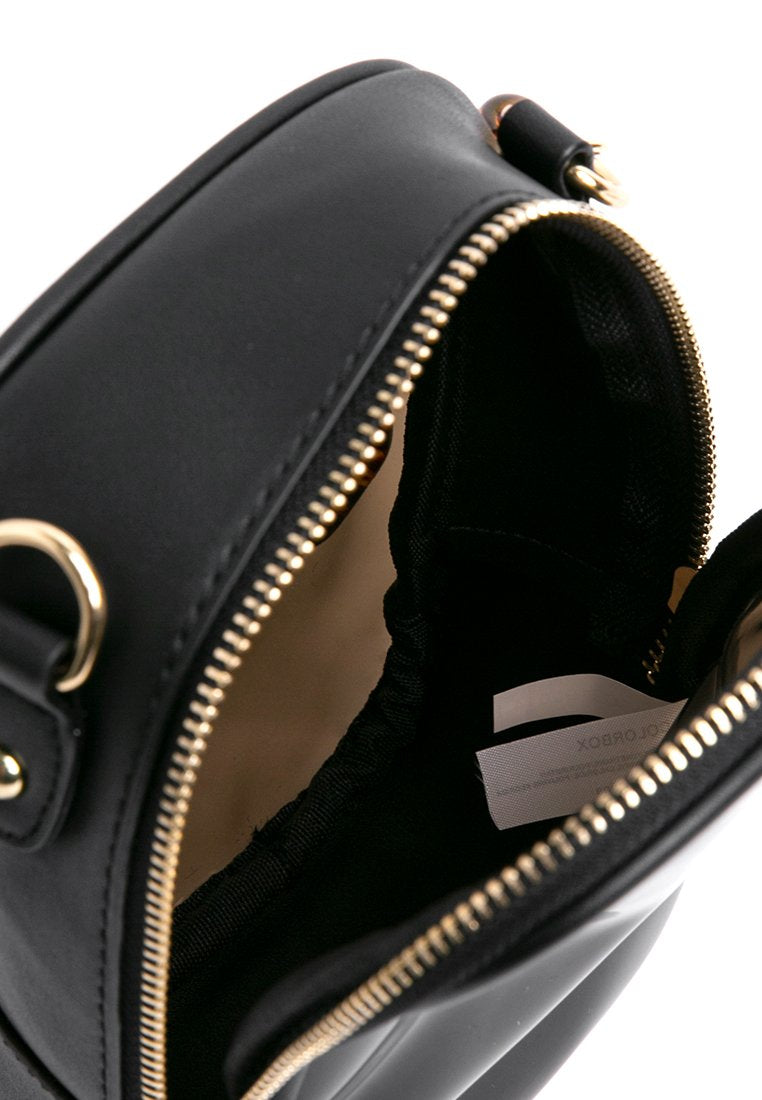 Chain Transparent Handbag - Black