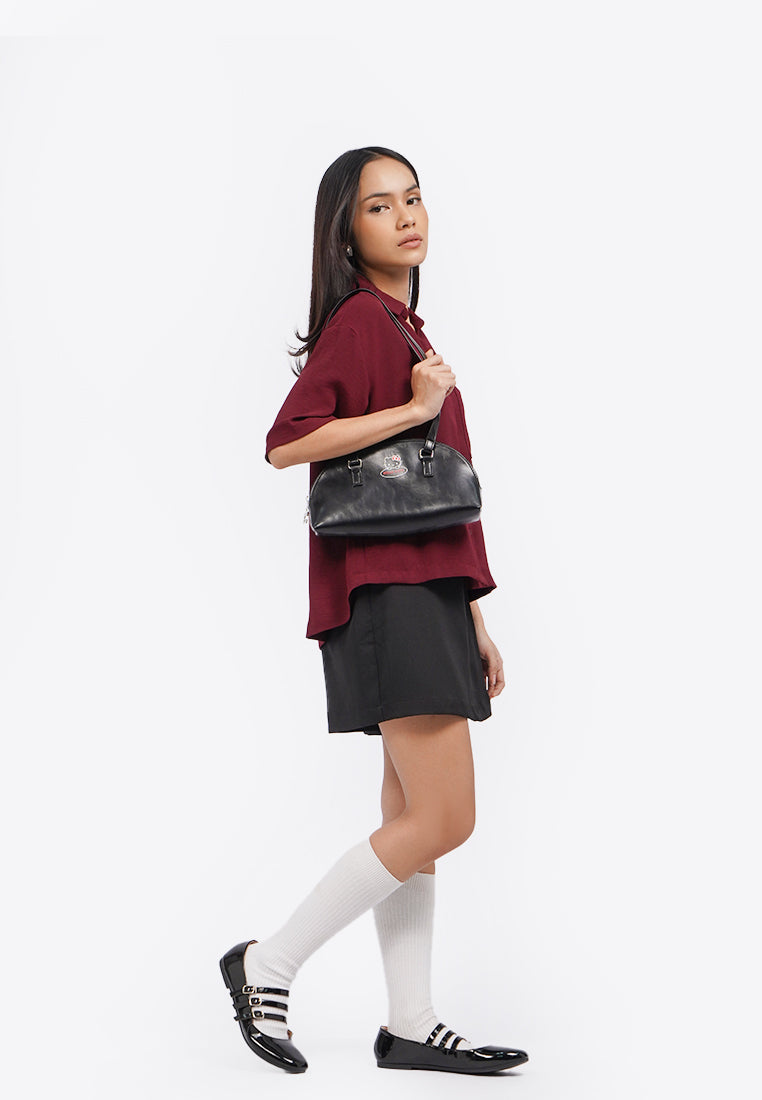 Hello Kitty Shoulder Bag Black