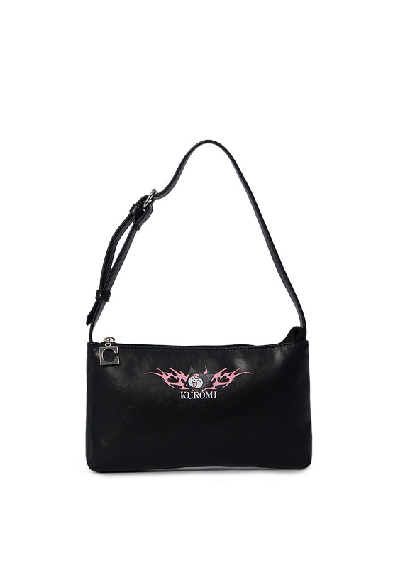 Kuromi Sling Bag Black