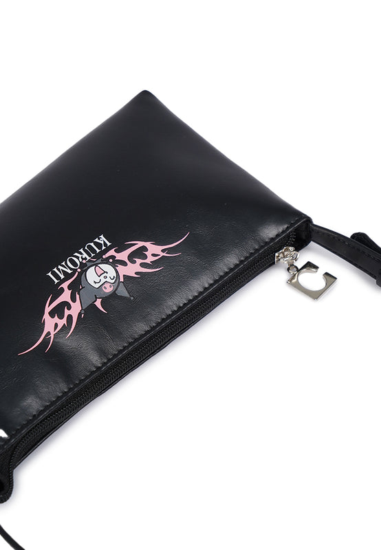Kuromi Sling Bag Black