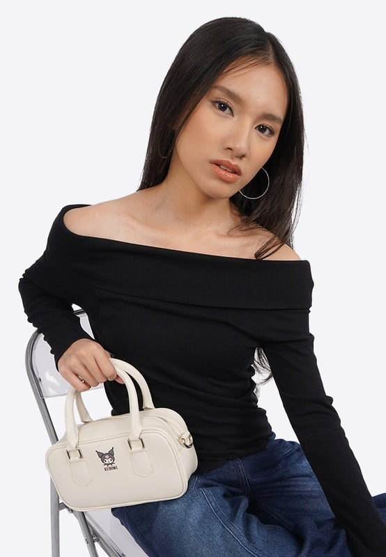 Kuromi Hand Bag Off White
