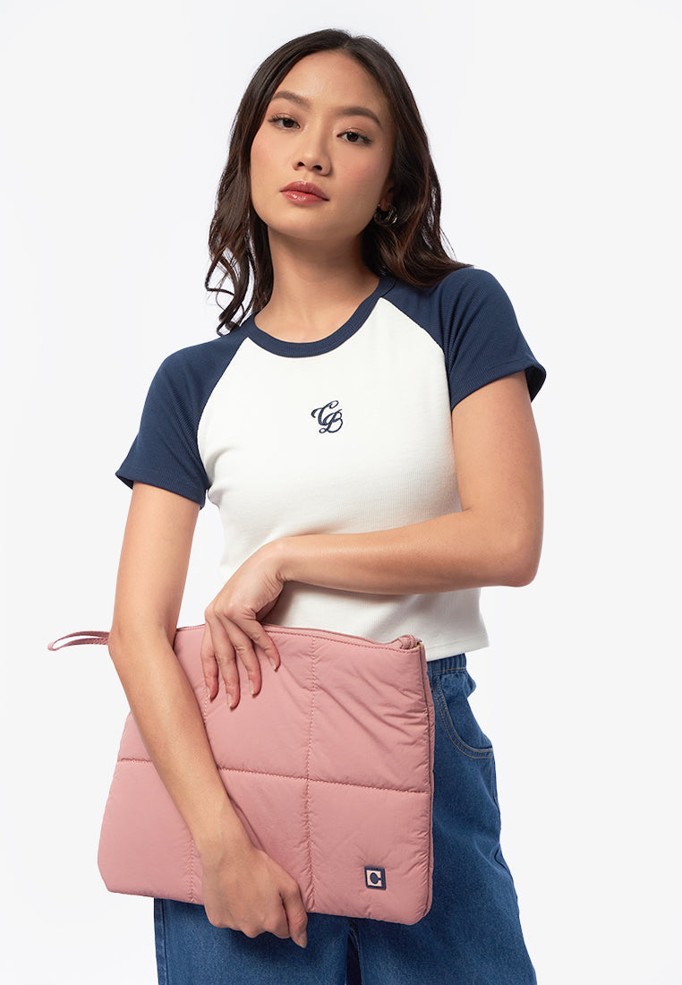 Puffy Laptop Sleeve Pink