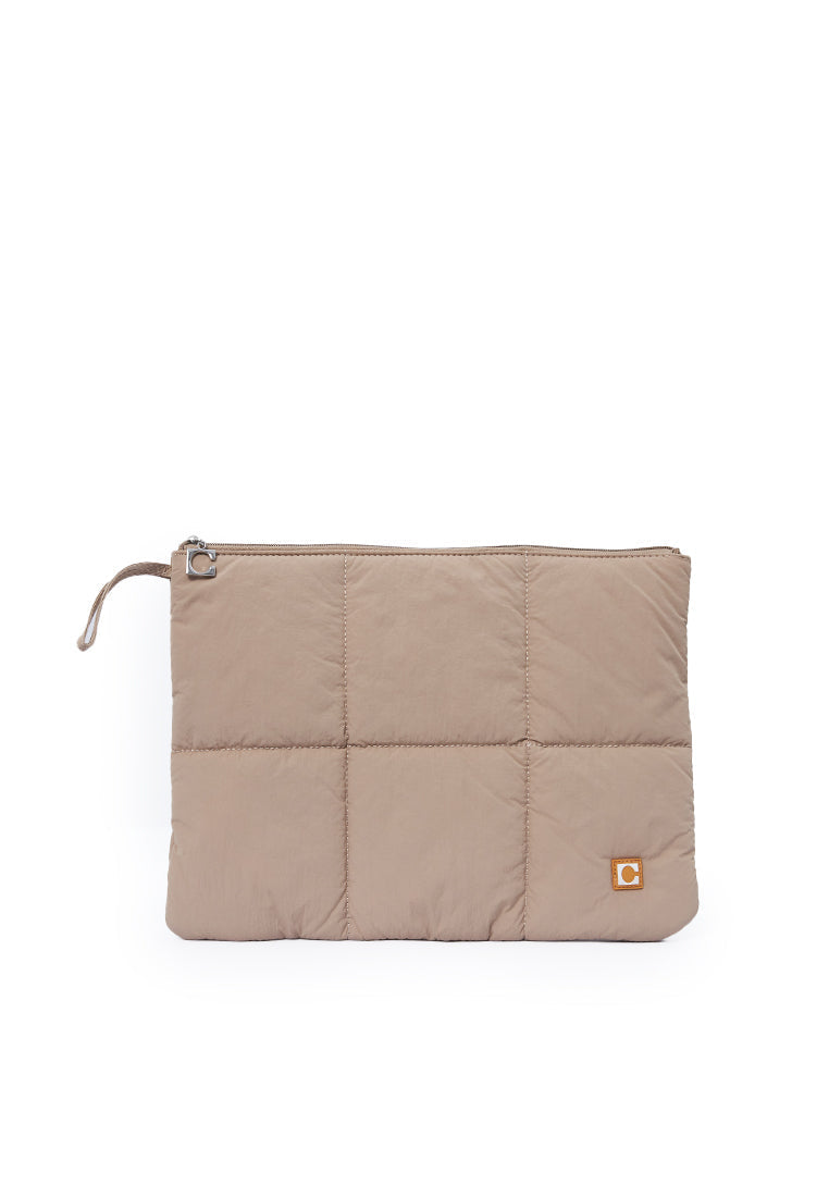 Puffy Laptop Sleeve Brown