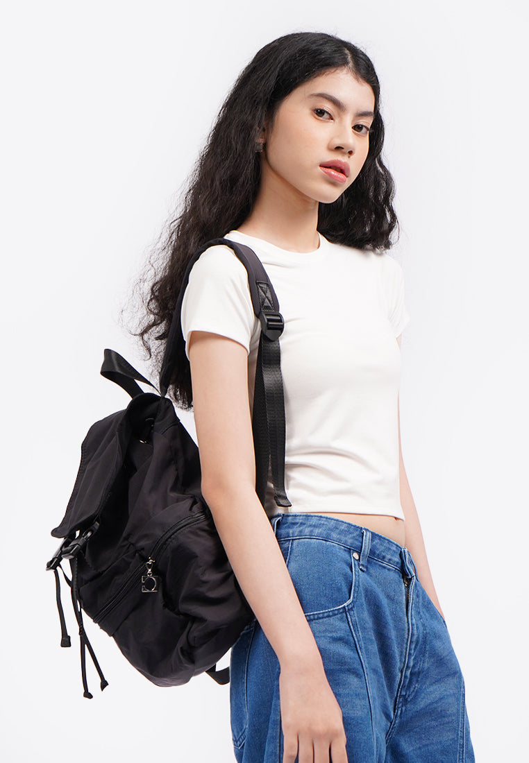 Black Multipocket Backpack