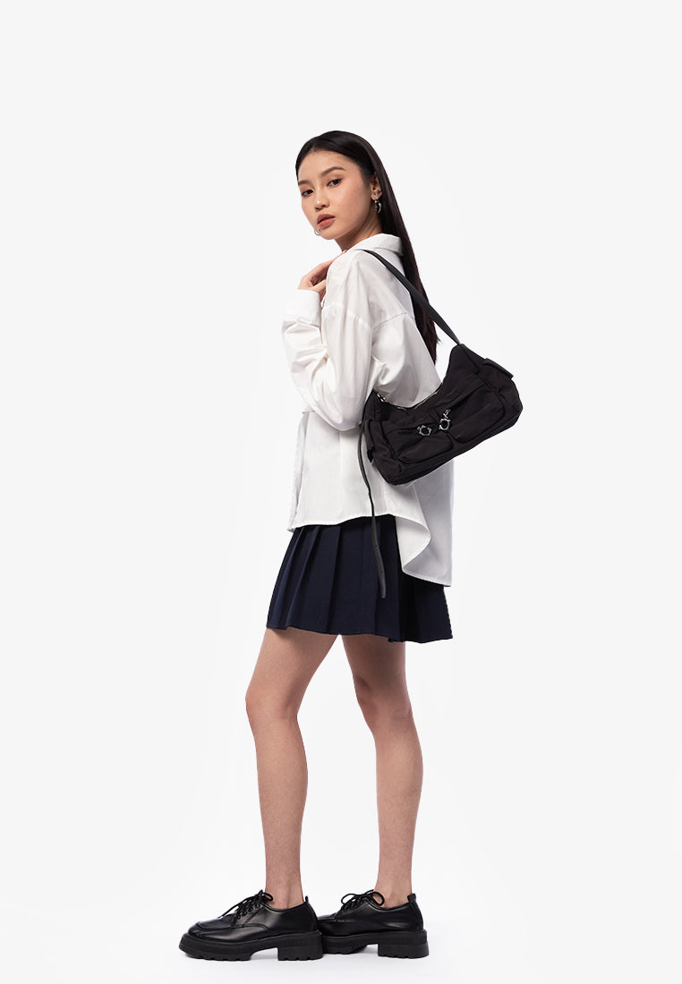 Double Pocket Shoulder Bag