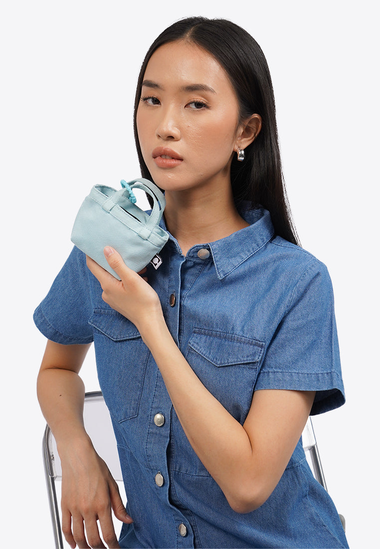 Lt Blue Bag Charm