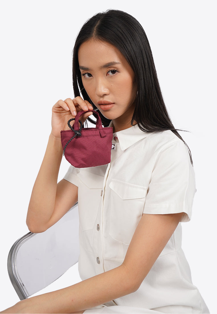 Maroon Bag Charm