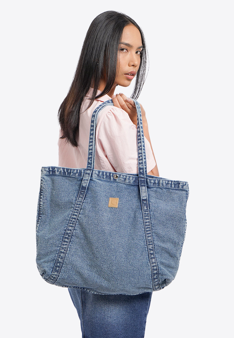 MED BLUE Totebag
