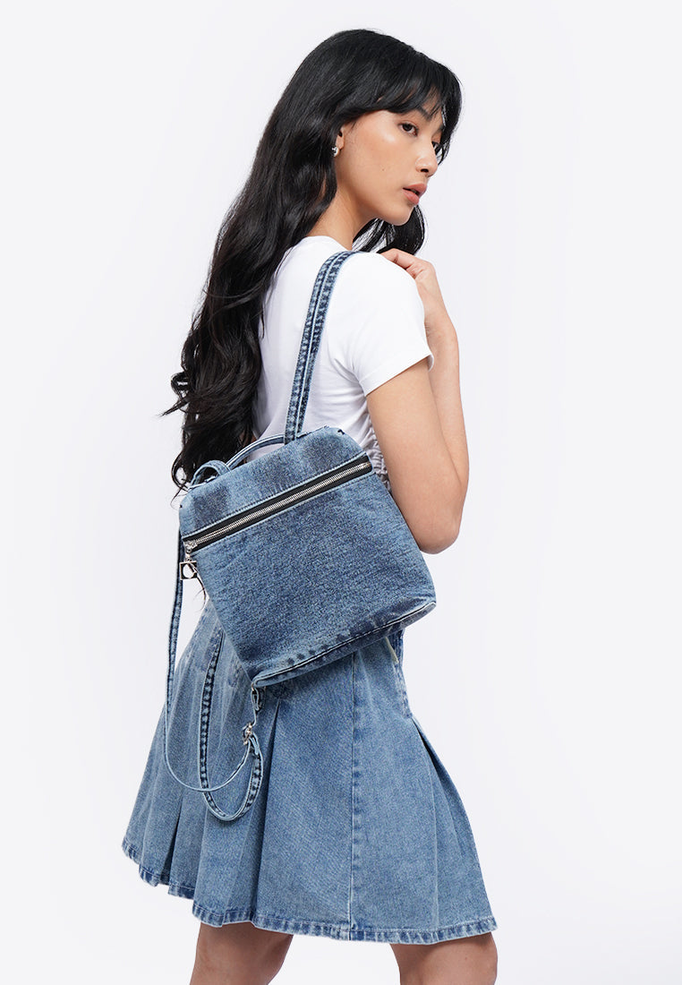 Denim Backpack