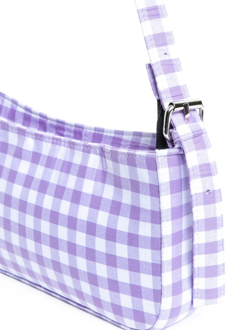 Gingham Shoulder Bag Lilac