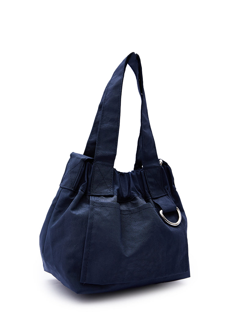 Navy Micro Dumpling Bag