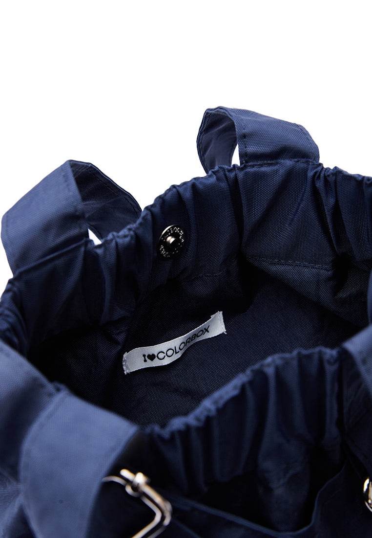 Navy Micro Dumpling Bag