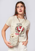 Ecru Micro Tote Bag