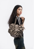 Popcorn Shoulder Bag Dark Silver