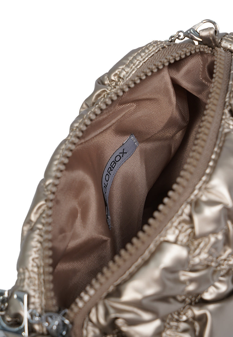Sling Bag Pouch Light Gold