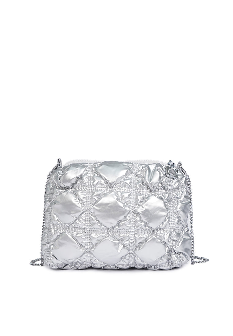 Sling Bag Pouch Silver