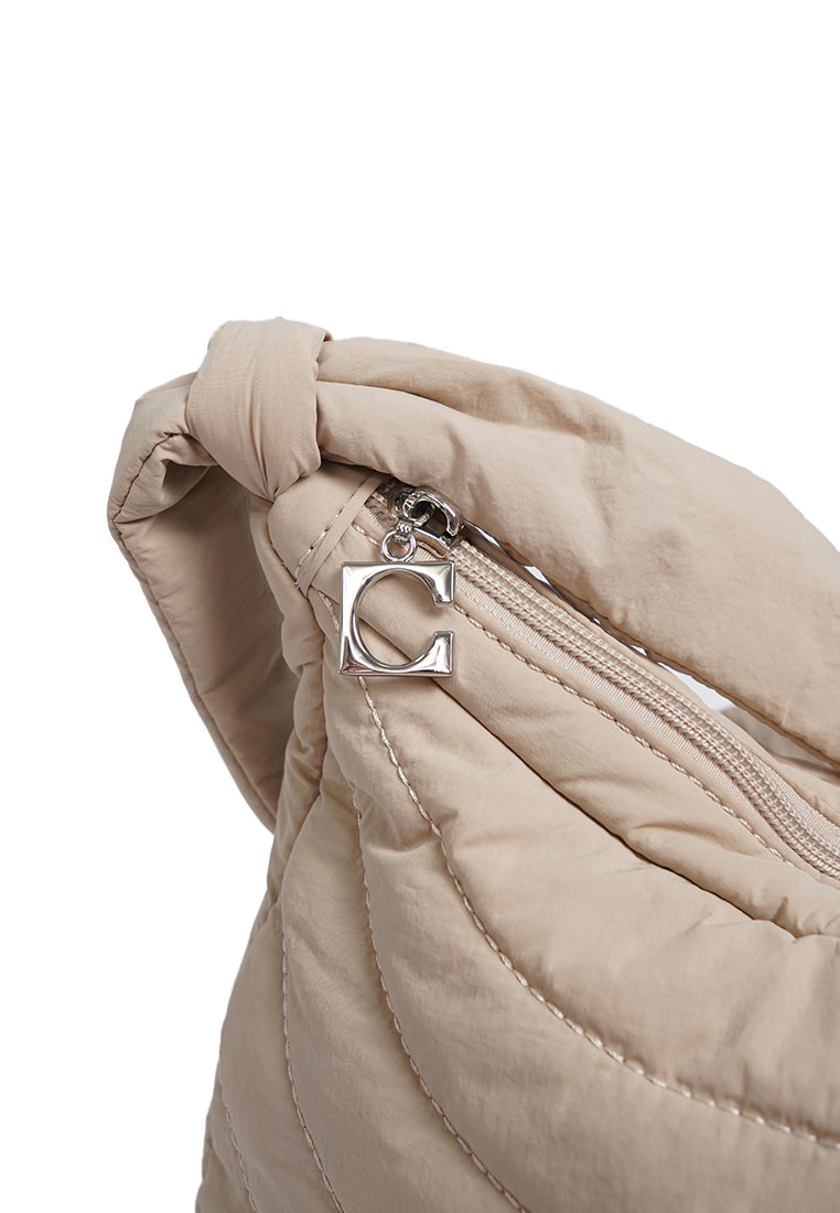 Puffy Sling Beige
