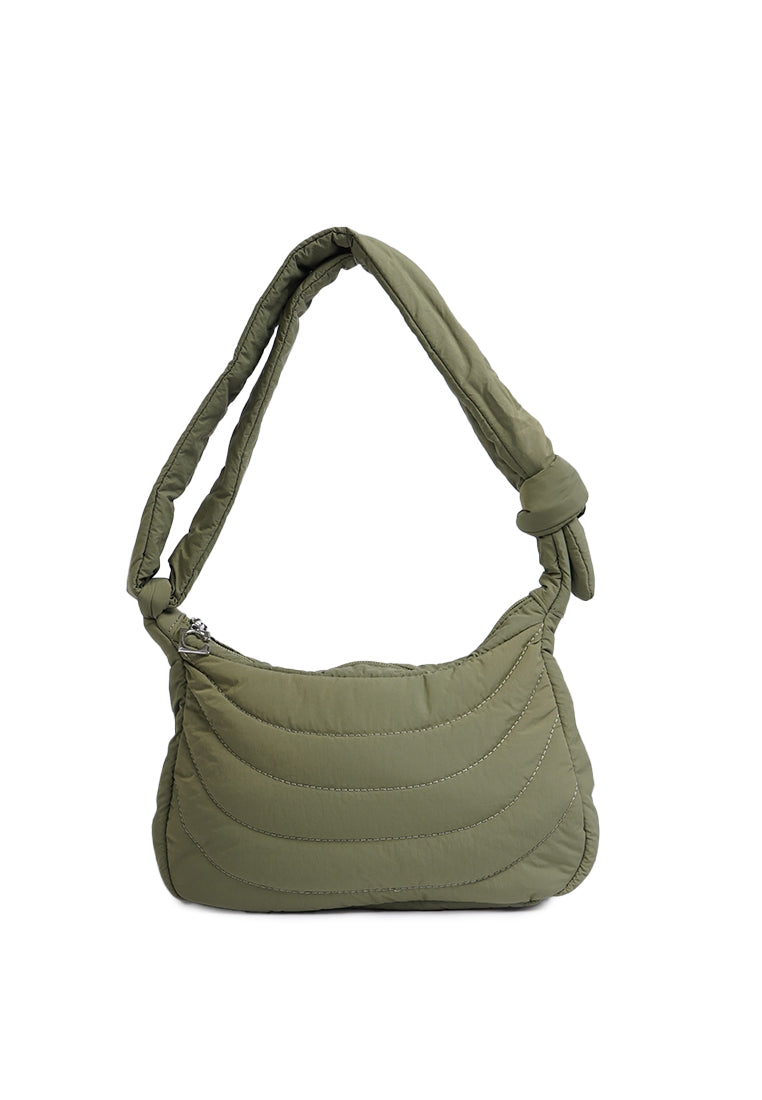 Puffy Sling Olive