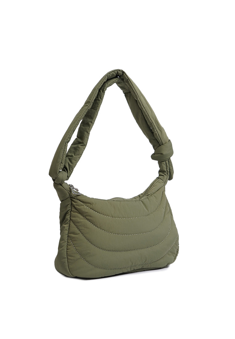 Puffy Sling Olive
